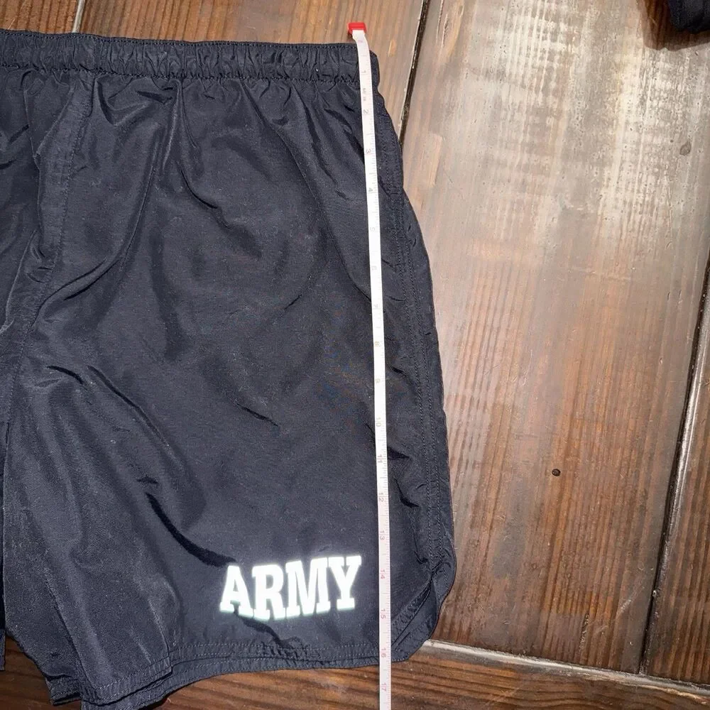 Men's United States Army Black Lined Workout/ Training Shorts